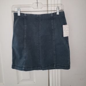 Free People Jean Skirt